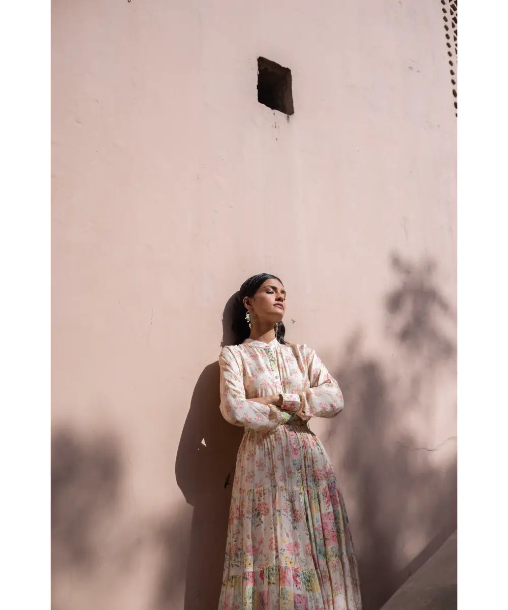 LABEL ANSUHREE- Boho Maxi With Belt