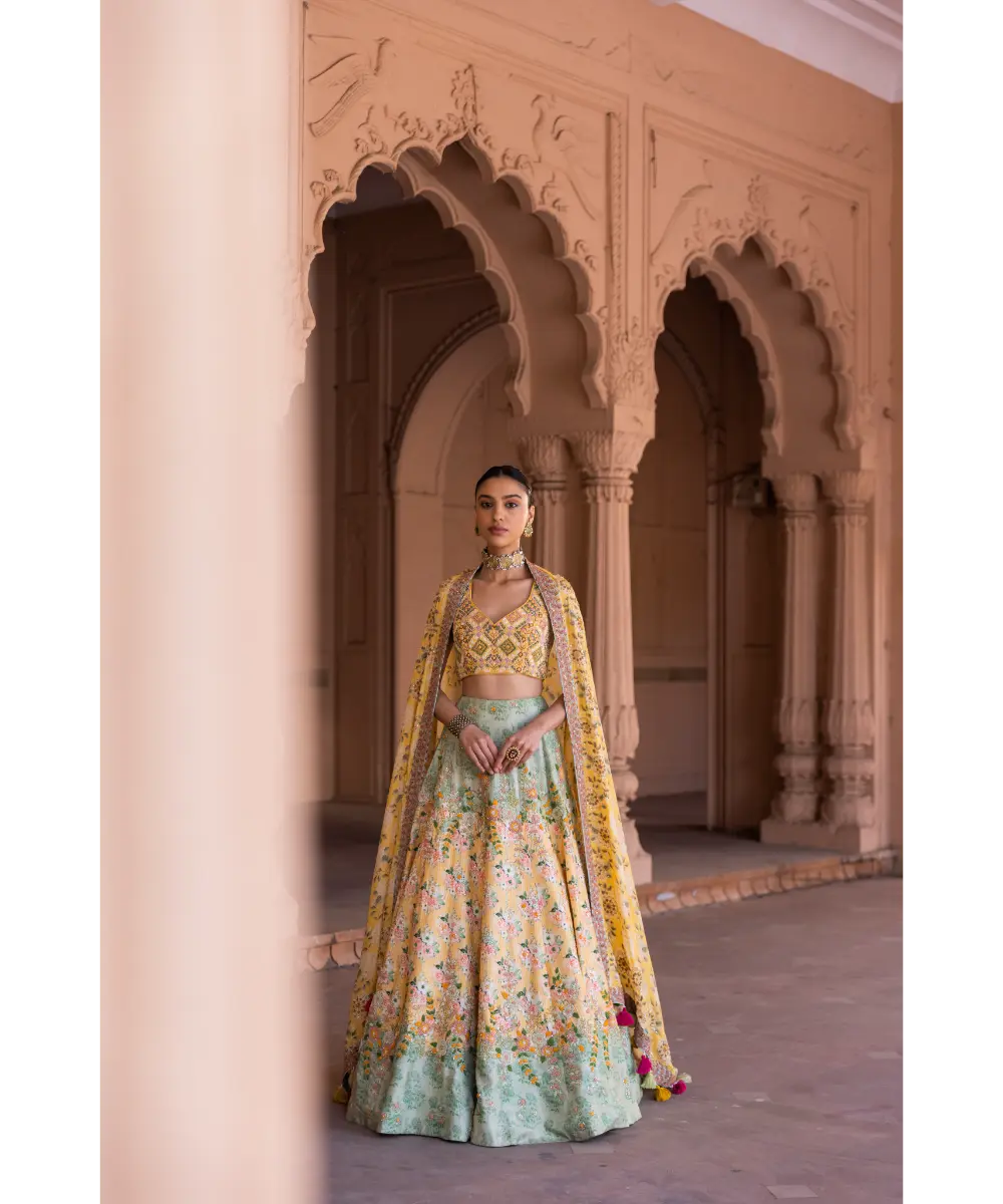 LABEL ANUSHREE- Skirt Set with Dupatta