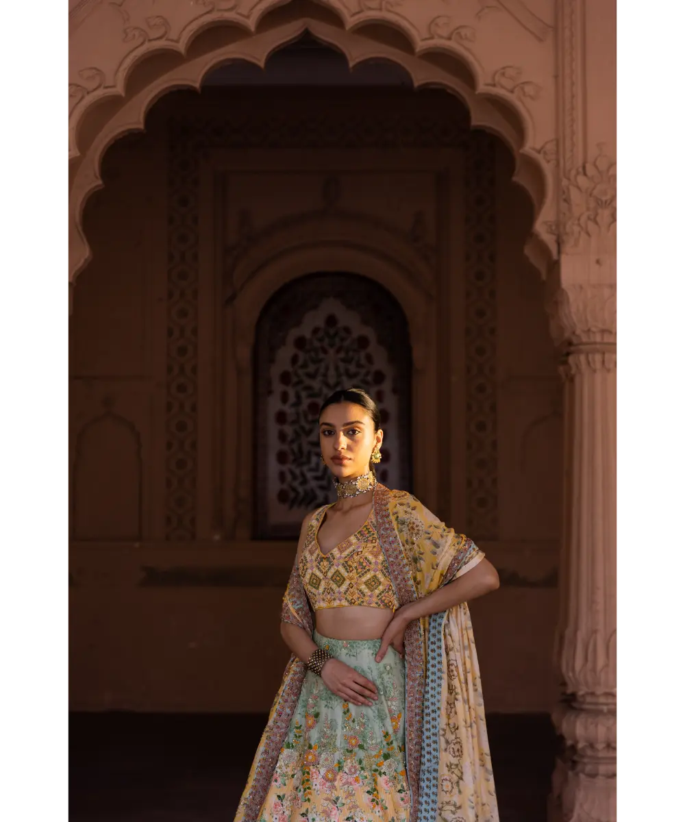 LABEL ANUSHREE- Skirt Set with Dupatta