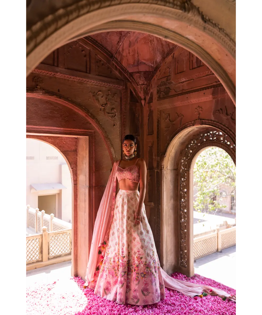 LABEL ANUSHREE- Skirt Set