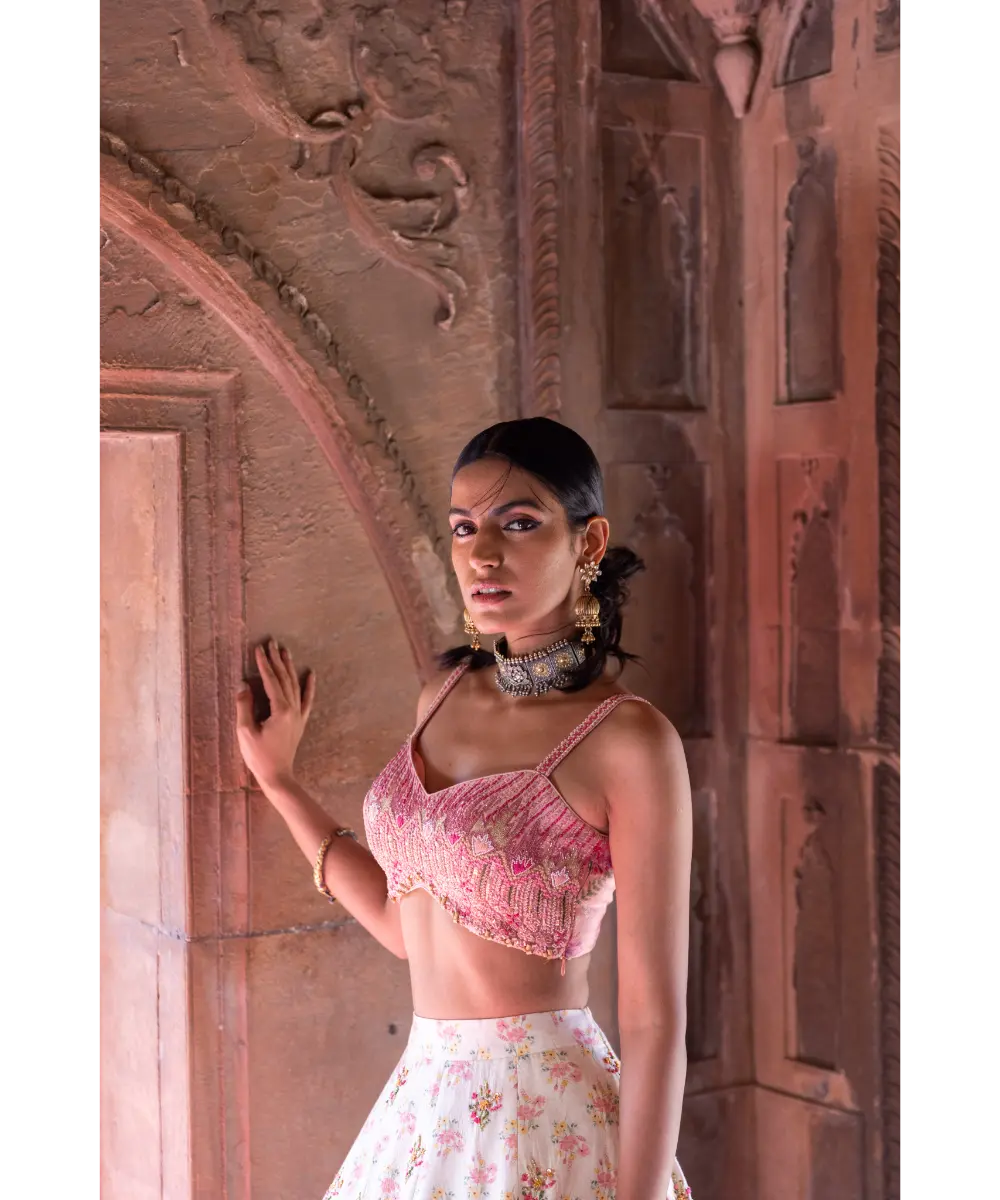 LABEL ANUSHREE- Skirt Set