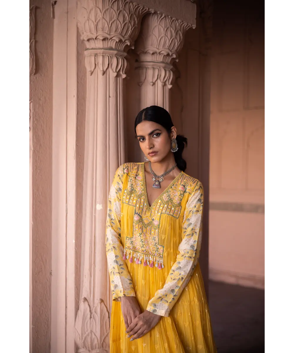 LABEL ANUSHREE- Threadwork Boho Maxi