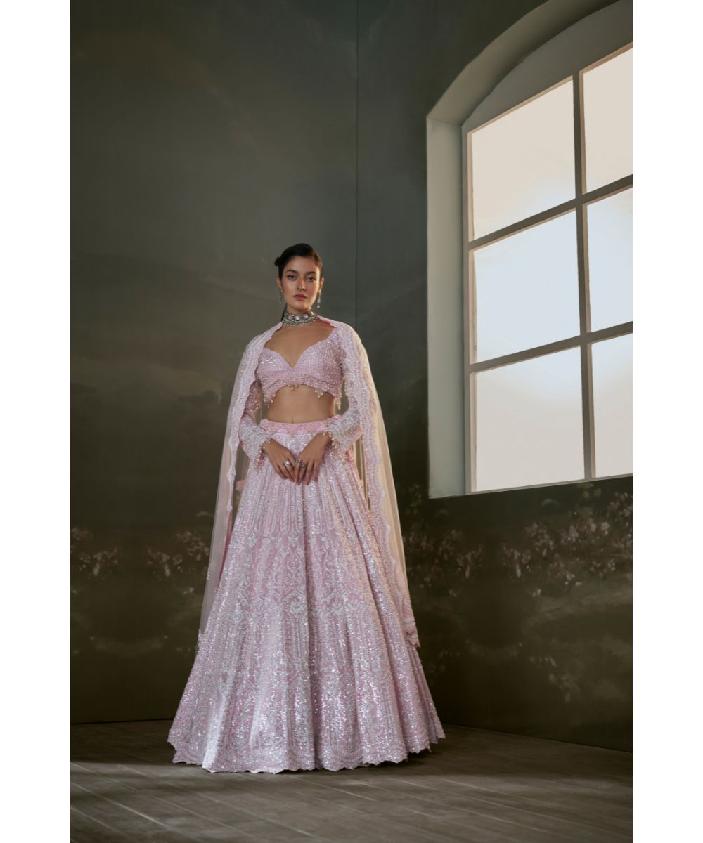 NITIKA GUJRAL - Pink Lehenga Choli Set