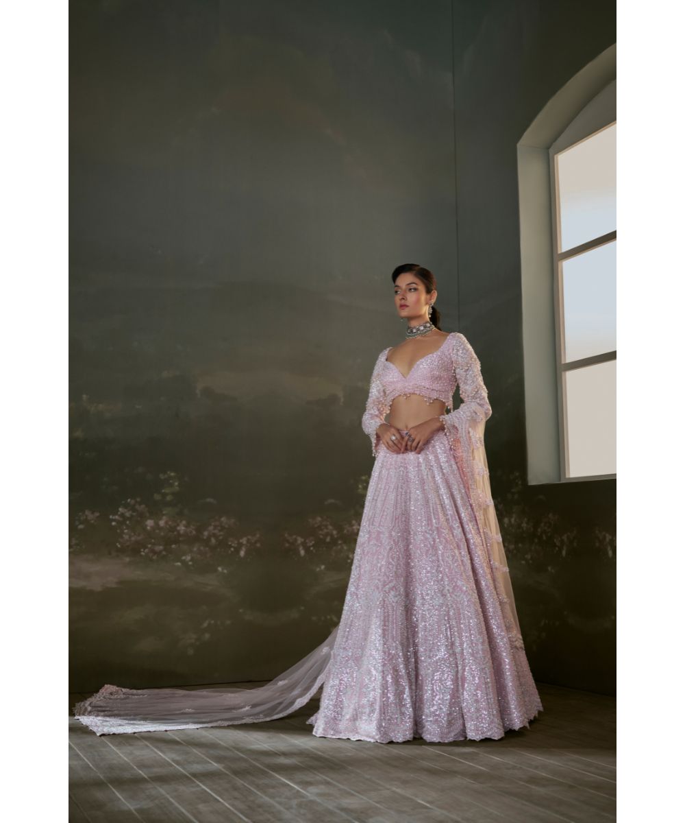 NITIKA GUJRAL - Pink Lehenga Choli Set