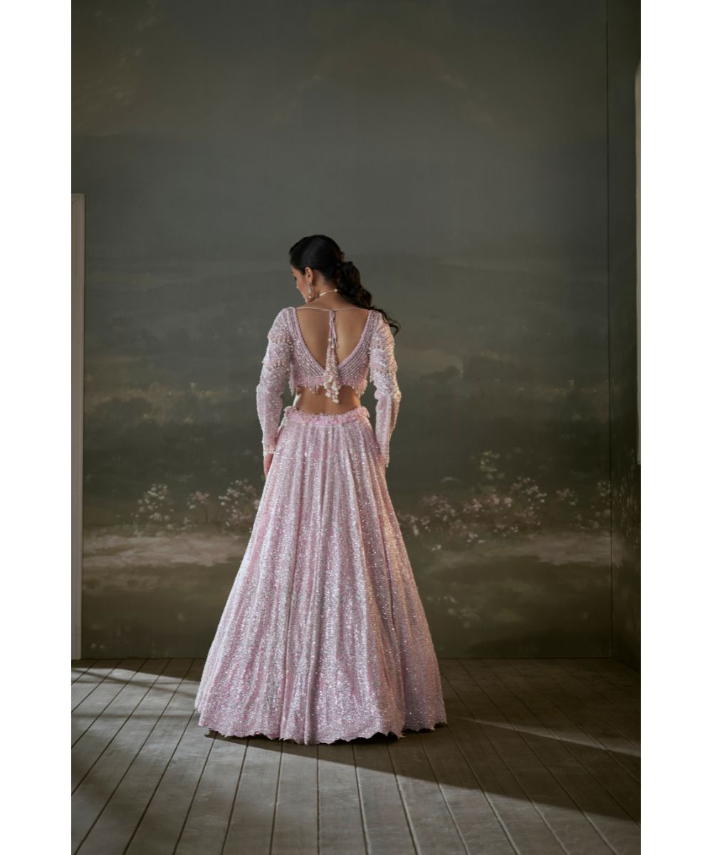 NITIKA GUJRAL - Pink Lehenga Choli Set