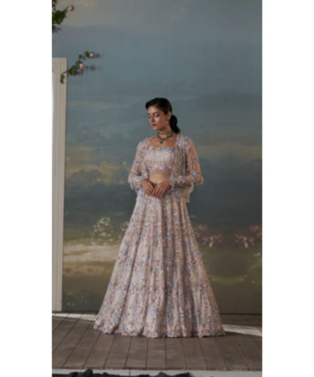 NITIKA GUJRAL - Pink Lehenga Choli Set