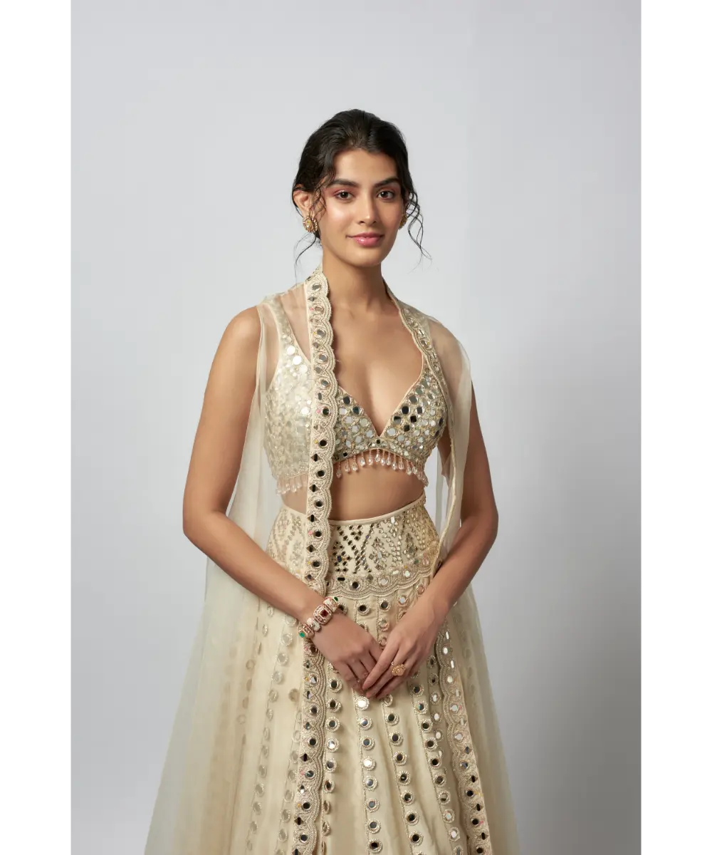 Gopi Vaid - Shravani Lehenga Set