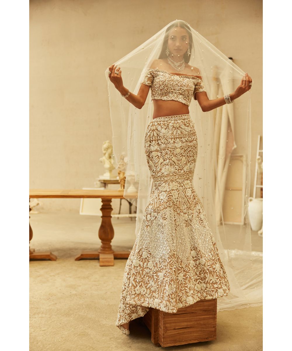 MEHUL GUPTA - Fish cut Lehenga