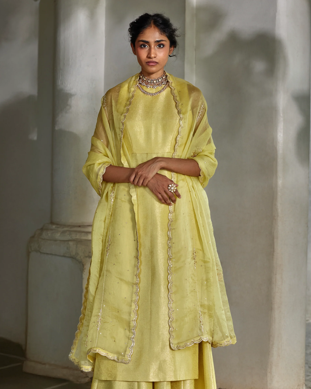 Paulmi and Harsh - Auri Kurta Set from Tara