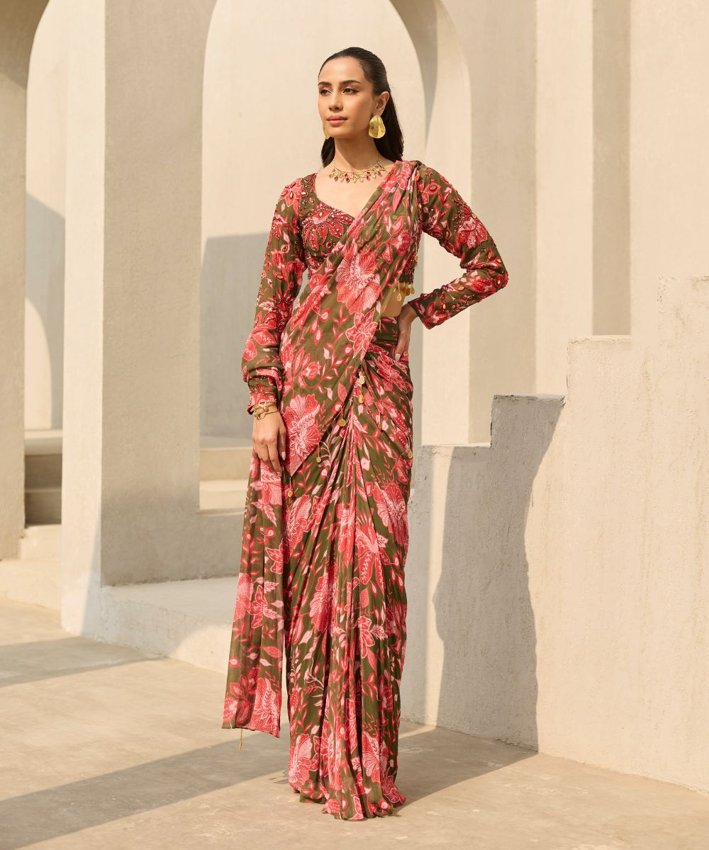 DiyaRajvvir - Amelia collection - Saree set