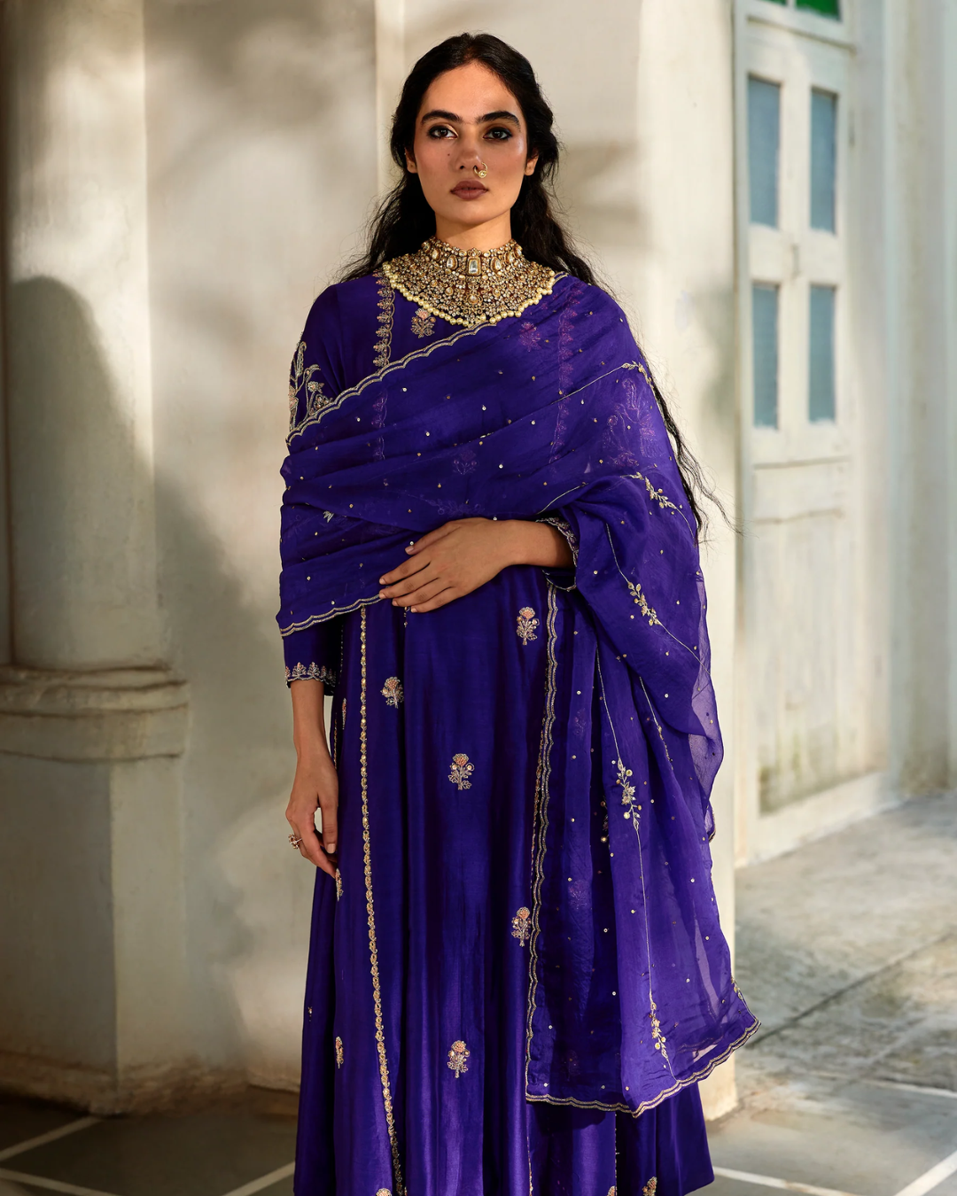Paulmi and Harsh - Yere Anarkali Set from Tara