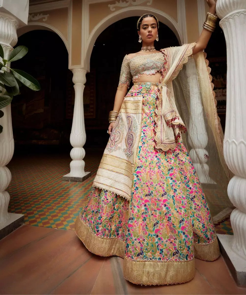 ADITI GUPTA - Floral Print Lehenga set