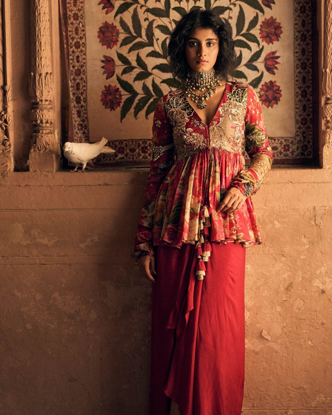 Paulmi and Harsh - Haven Peplum Set from Roop