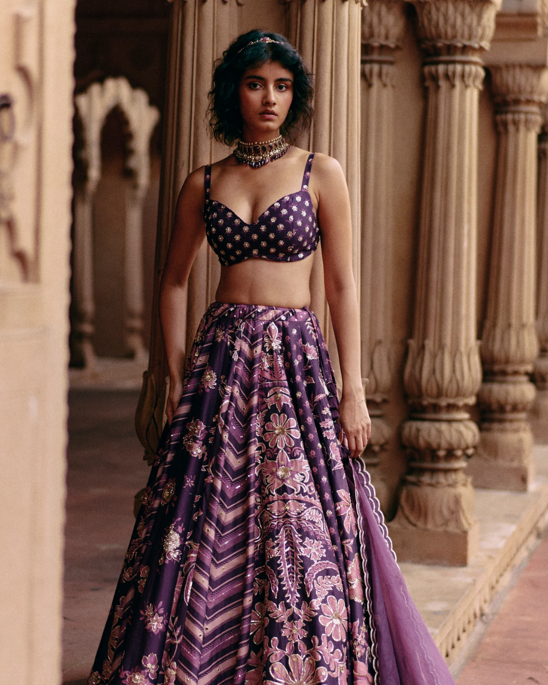 Paulmi and Harsh - Aubrey Lehenga Set from Roop