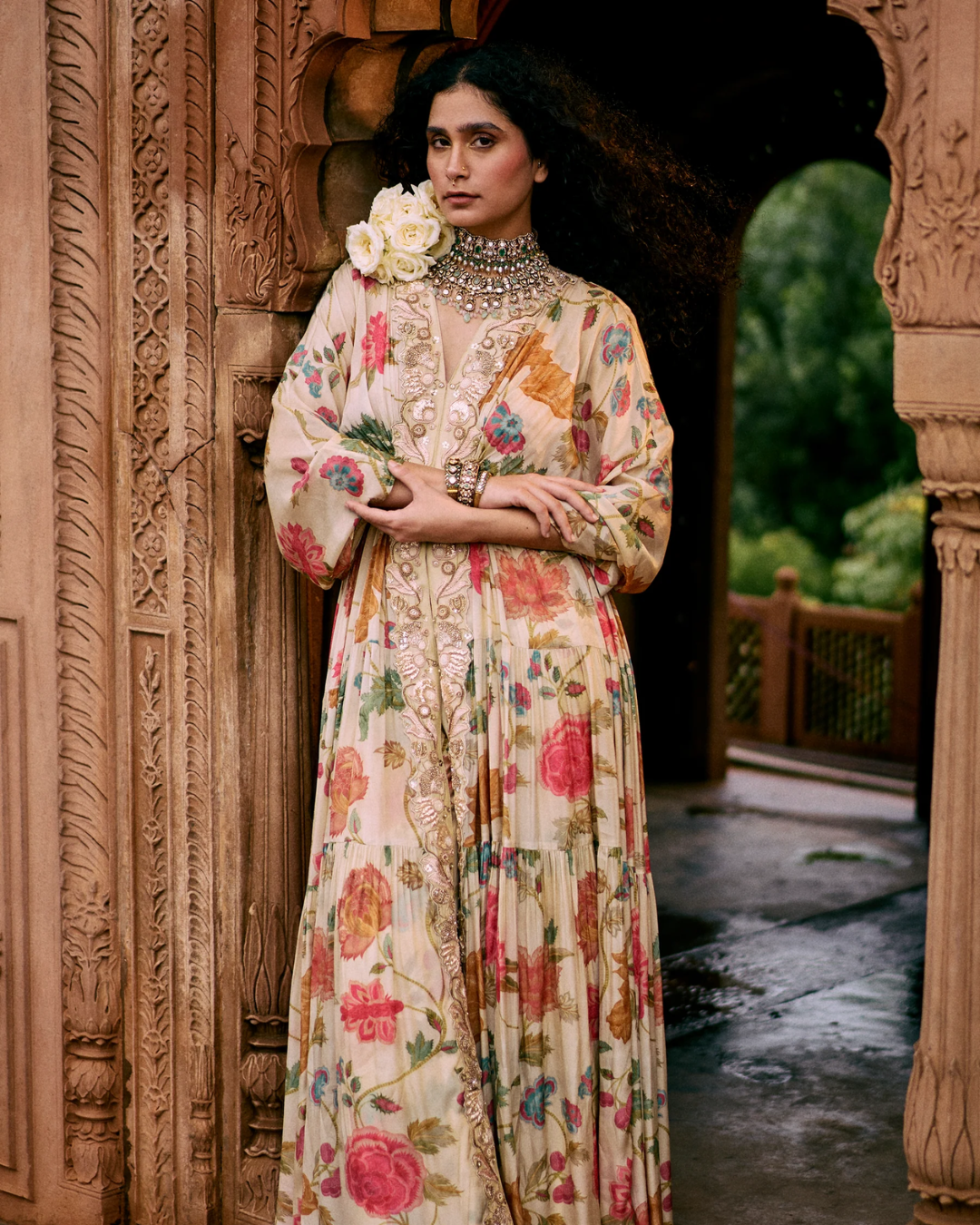 Paulmi and Harsh - Adeline Kaftan Set from Roop