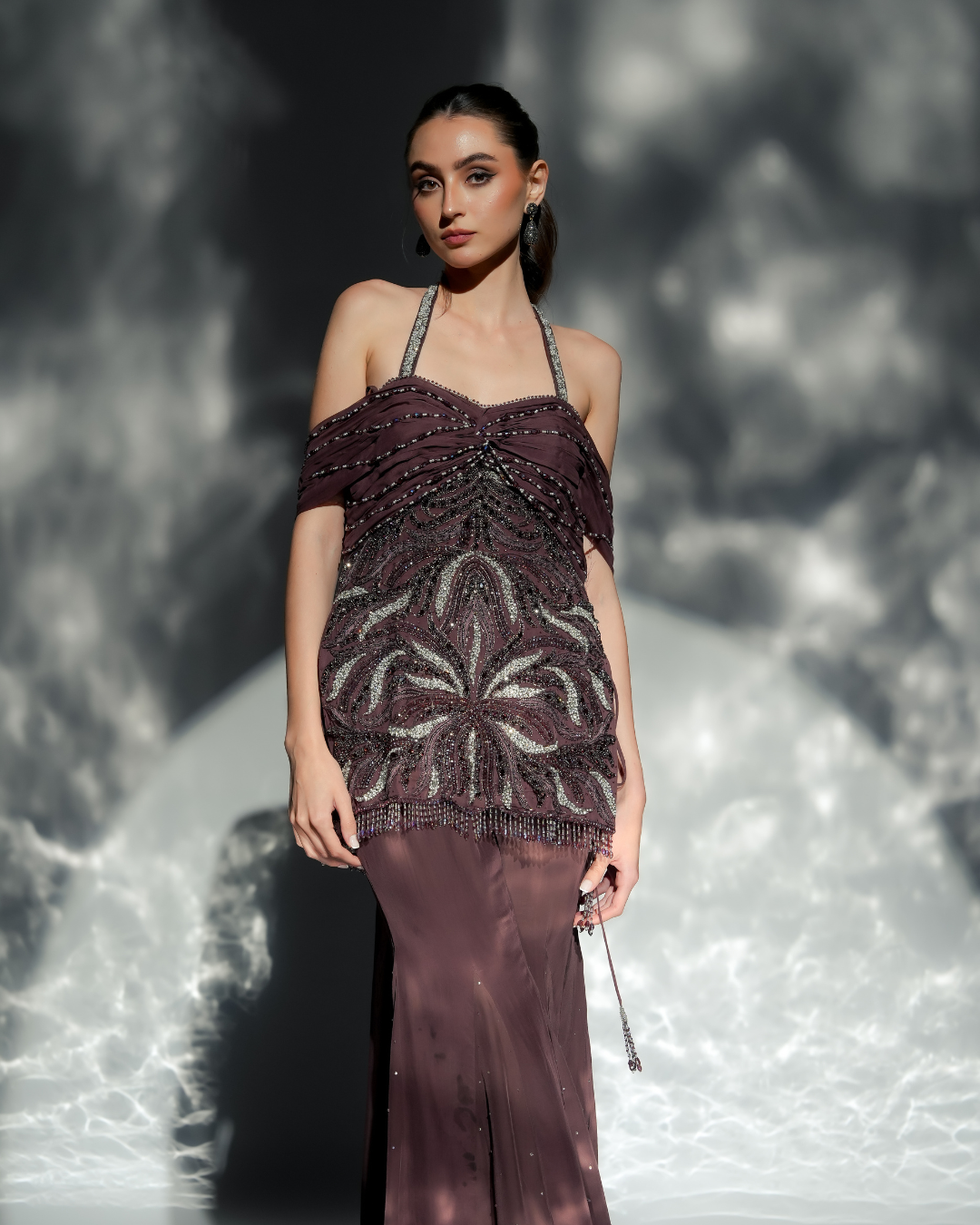 Jade by Ashima - Noor Drape Sharara set