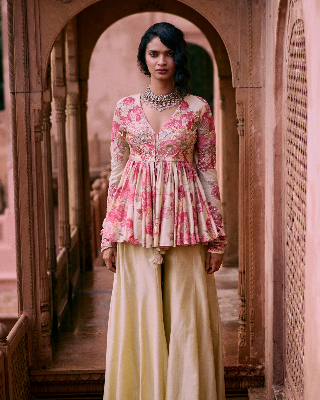 Paulmi and Harsh - Jane Peplum Set from Roop