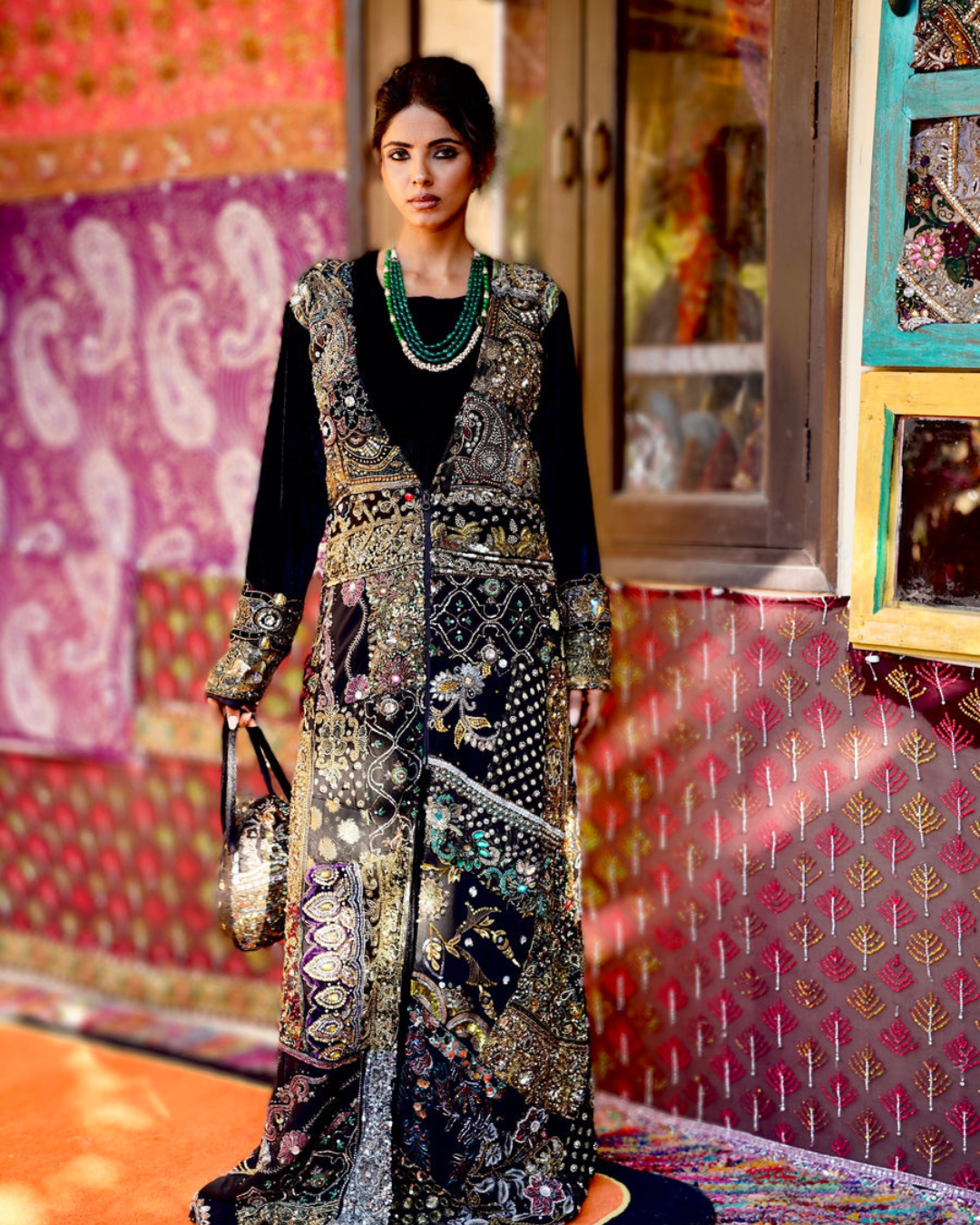 Banjara Trail - Ghazal Embellished Shrug