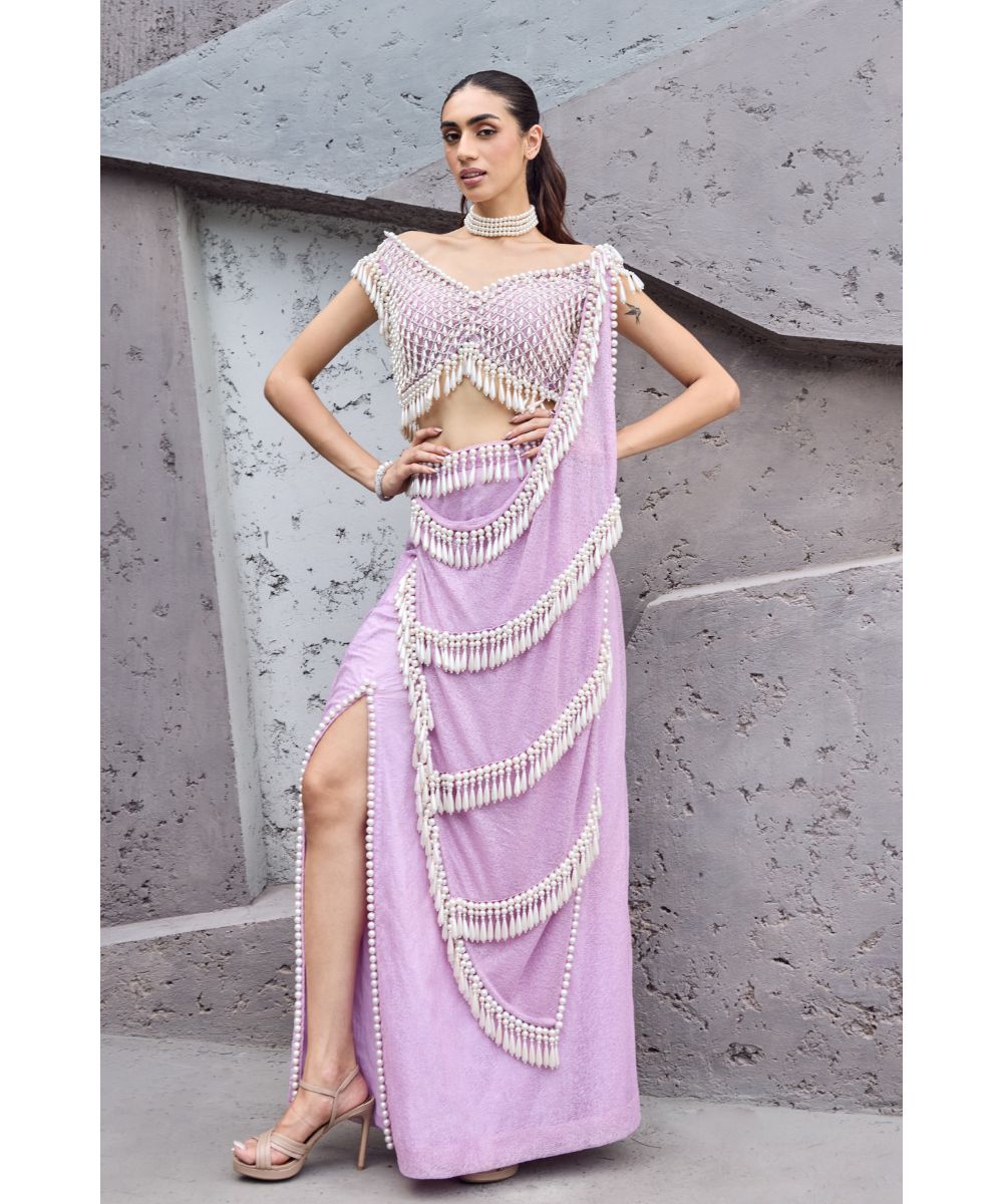 MEHUL GUPTA - Pre-stitched Fusion Saree