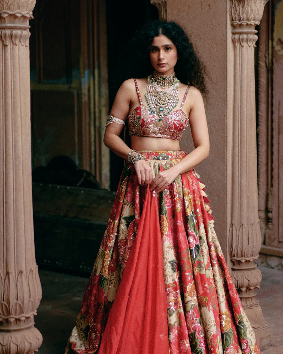 Paulmi and Harsh - River Peplum Lehenga Set from Roop