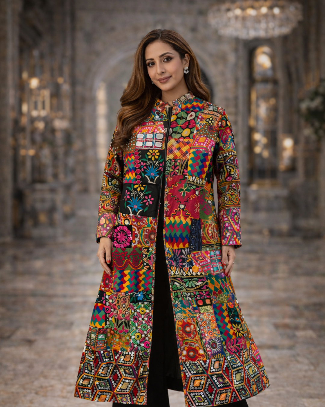 Banjara Trail - The Boheme Patchwork Duster - Multicolor