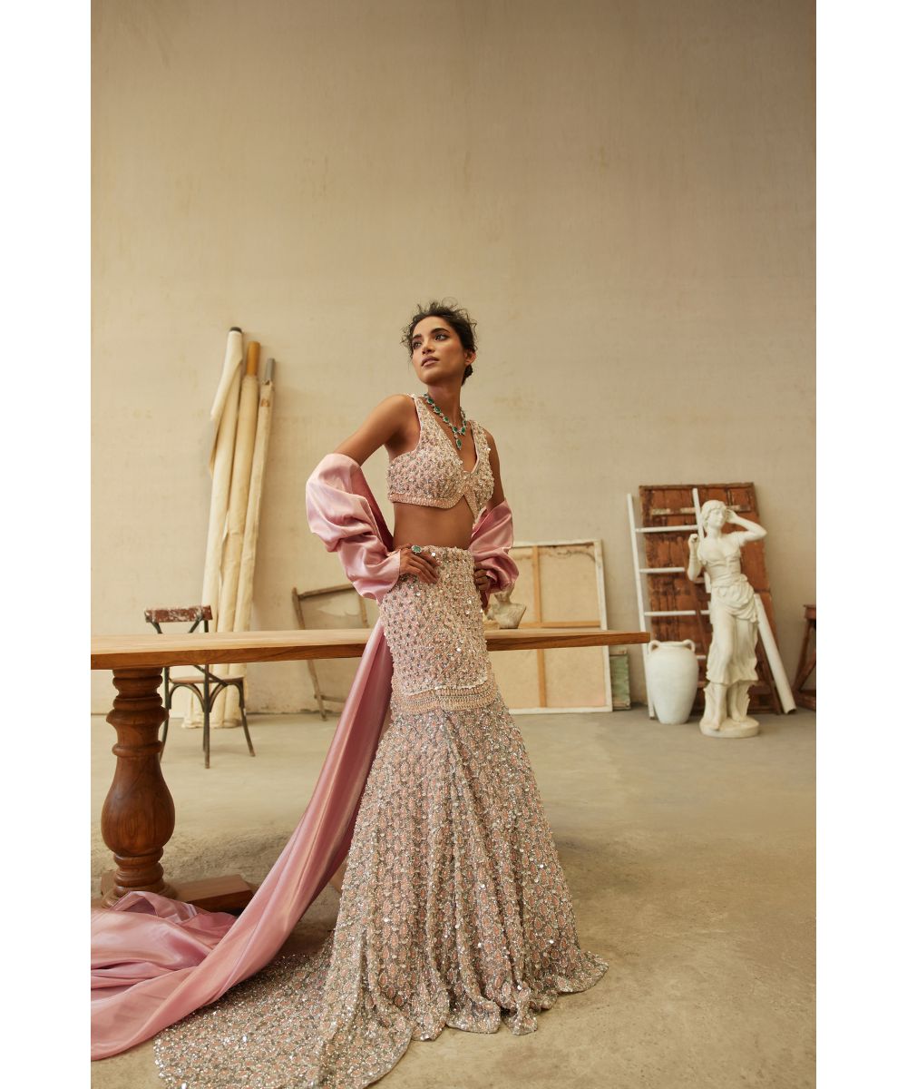 MEHUL GUPTA - Fish Cut Lehenga