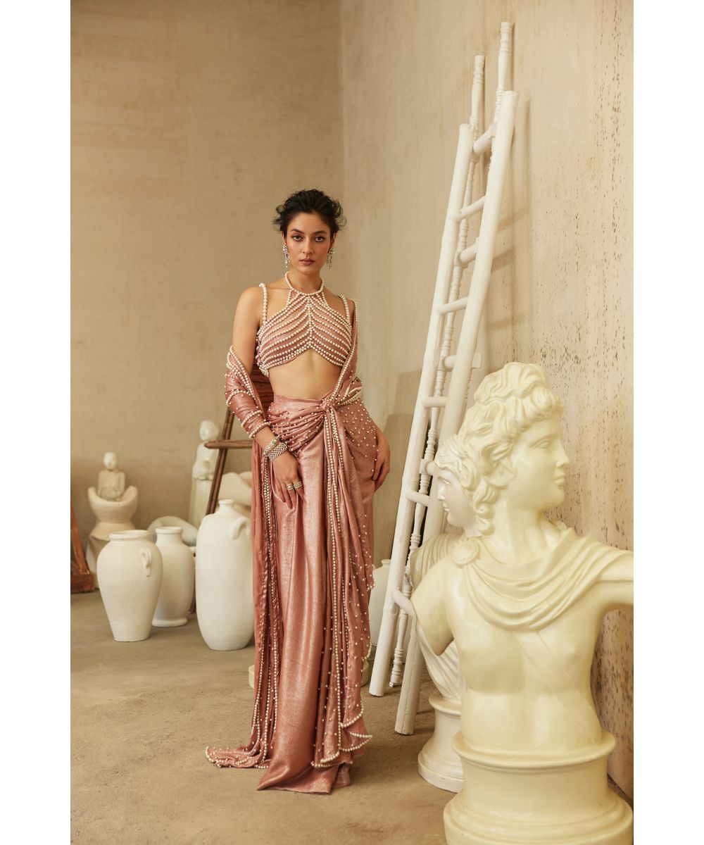 MEHUL GUPTA - Pre-stitched Fusion Saree