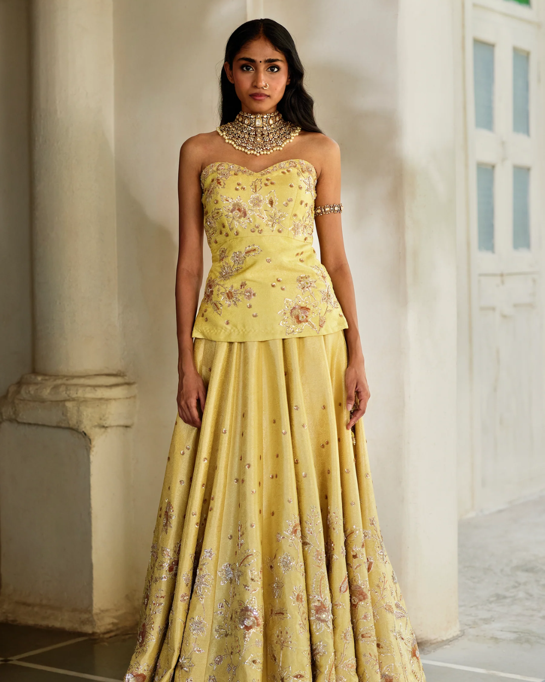 Paulmi and Harsh - Anira Lehenga Set from Tara