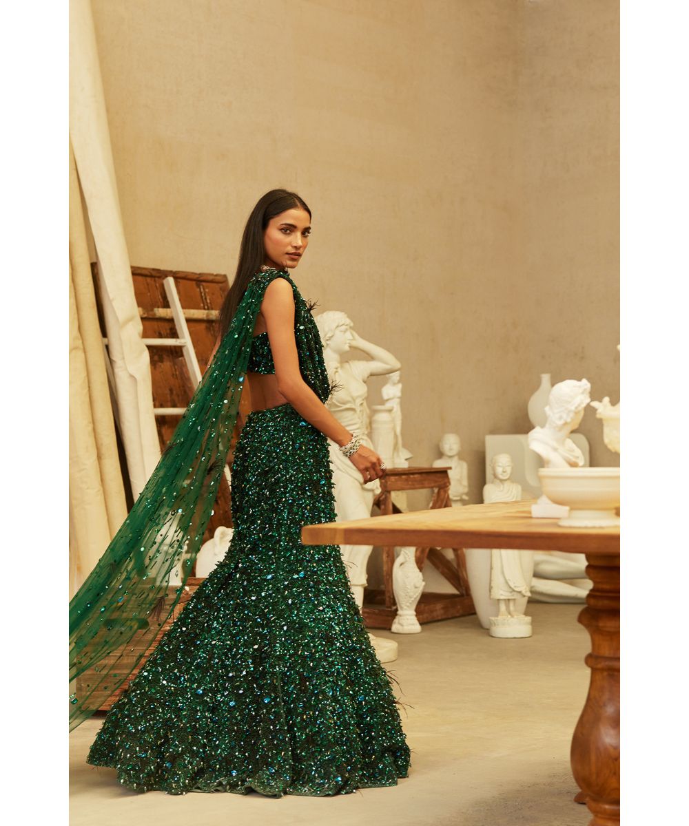 MEHUL GUPTA - Fish Cut Lehenga