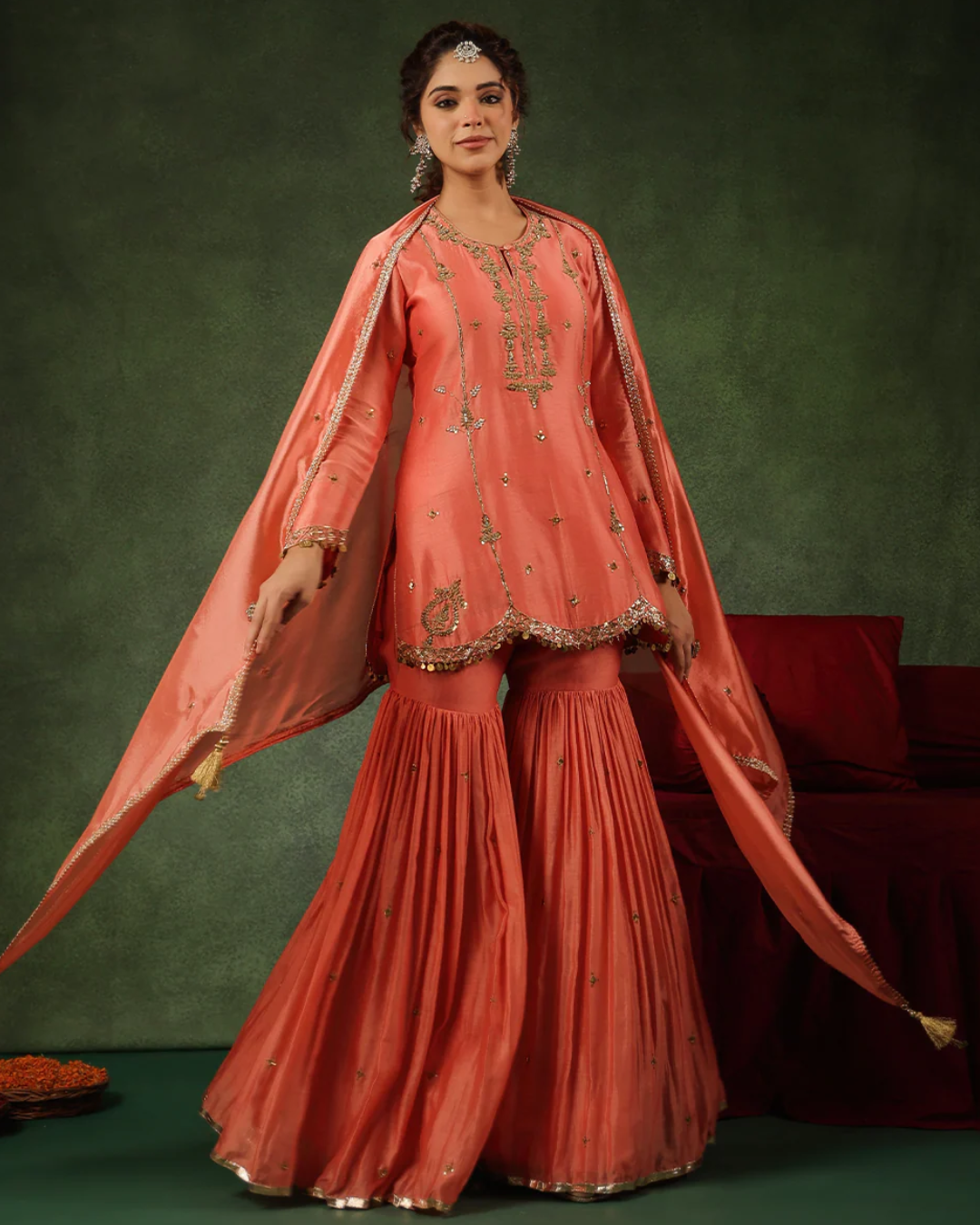 Niti Bothra - Pakeezah Sharara Joda Narangi (Sale Piece)