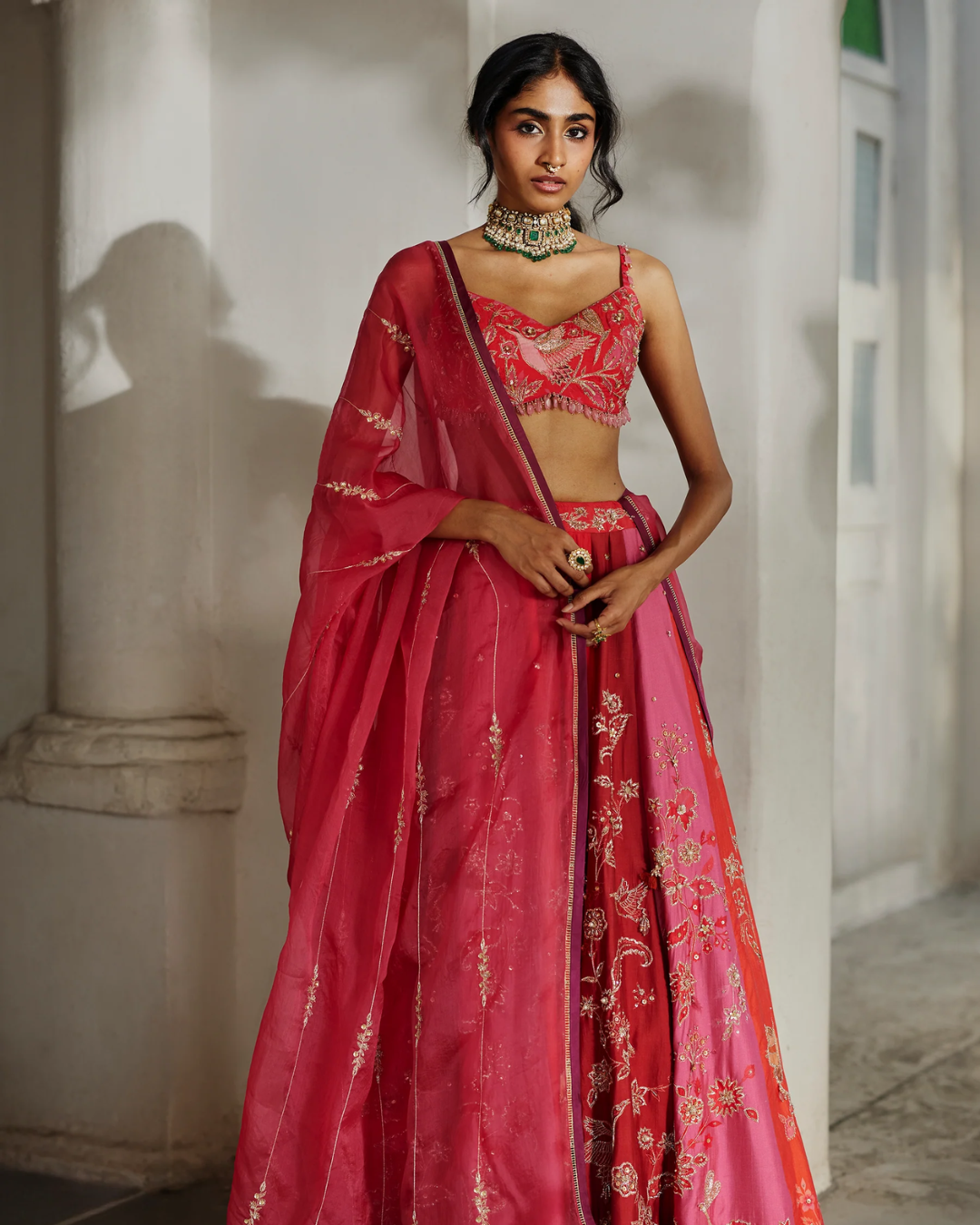Paulmi and Harsh - Viri Lehenga Set from Tara