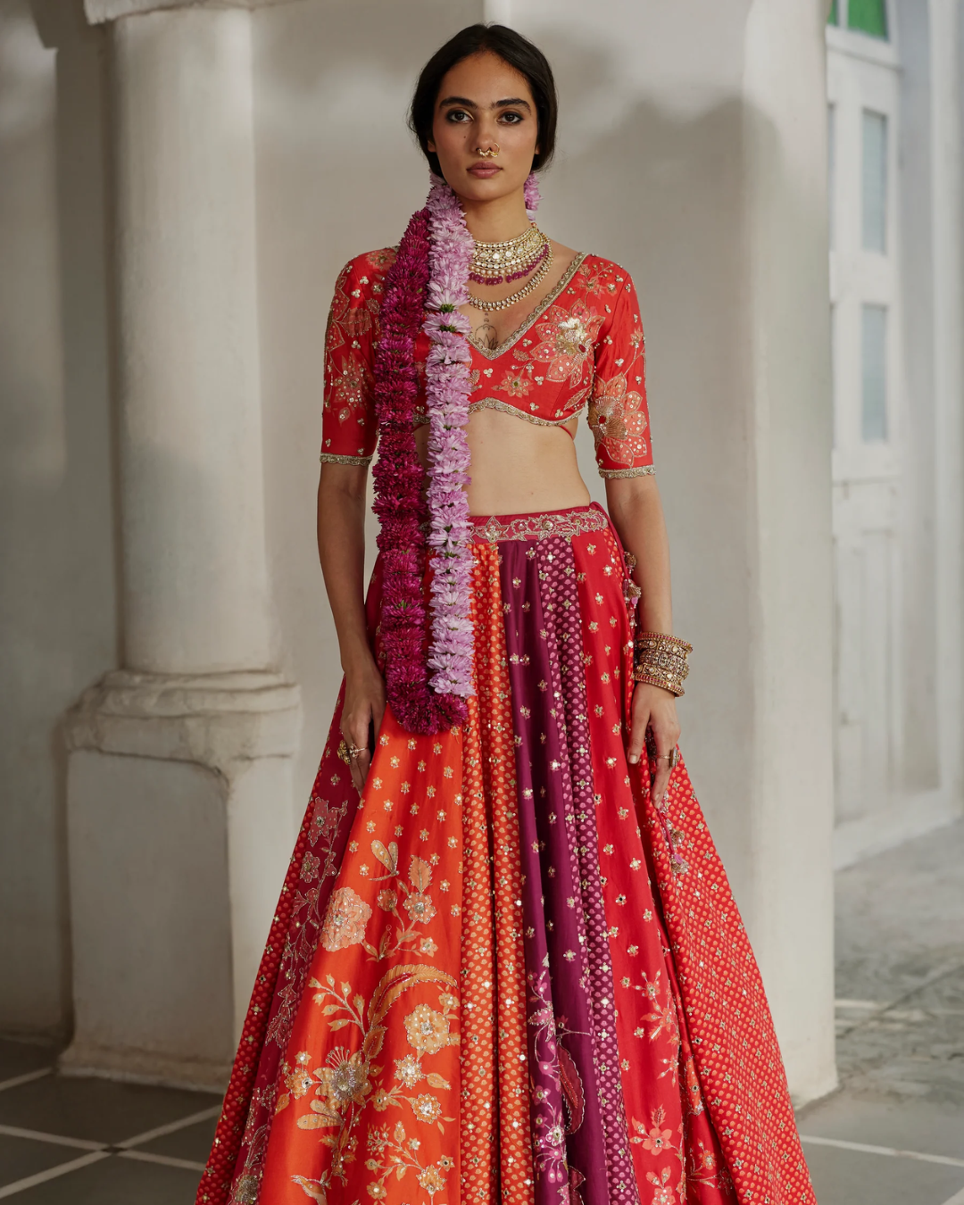 Paulmi and Harsh - Indu Lehenga Set from Tara