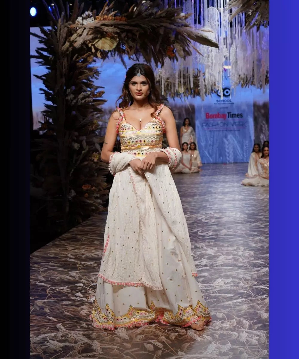 GOPI VAID - Raha Jumpsuit with Dupatta