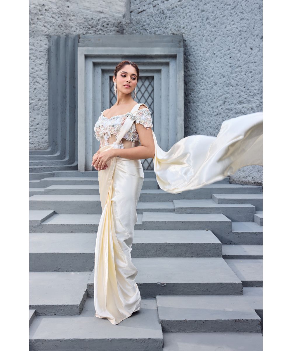 MEHUL GUPTA - Pre-stitched Fusion Saree