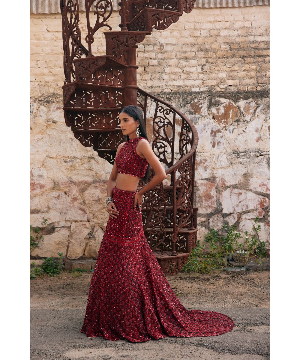 MEHUL GUPTA - Fish cut Lehenga