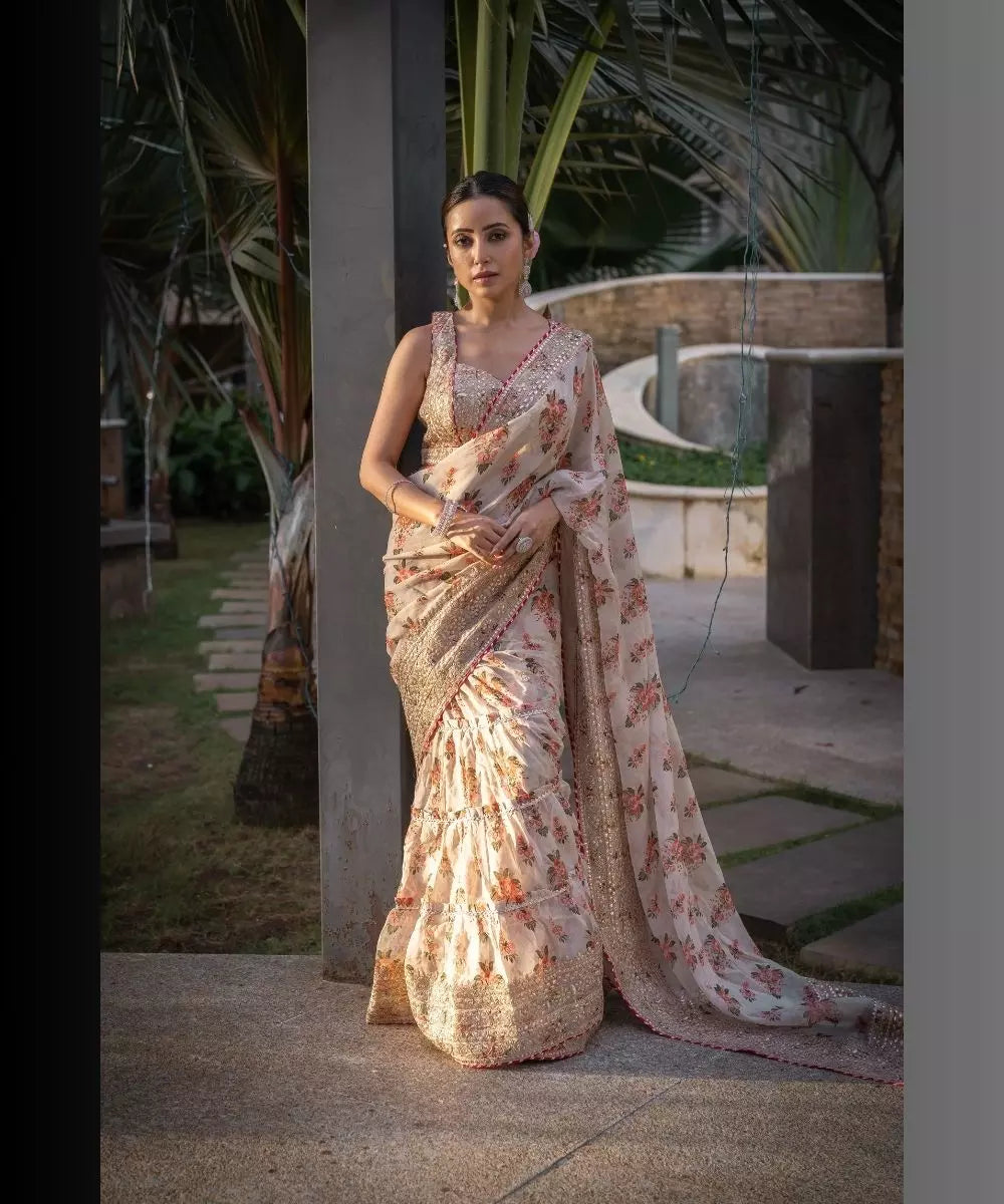 GOPI VAID - Mahira Saree Set- Celeb
