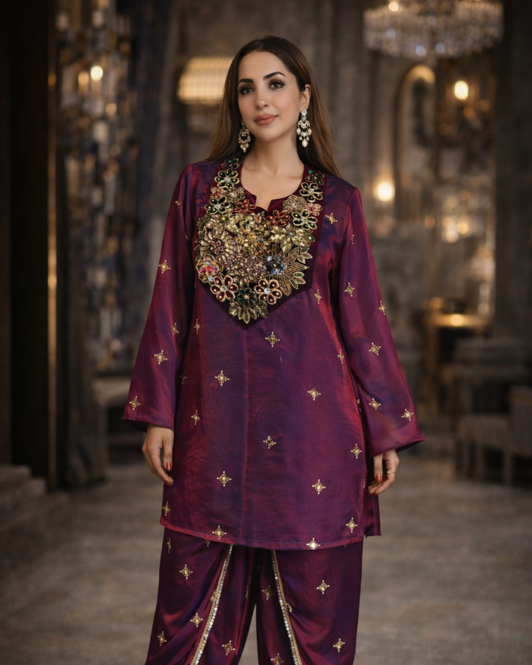 Banjara Trail - Fiza- Embellished Patiala Set