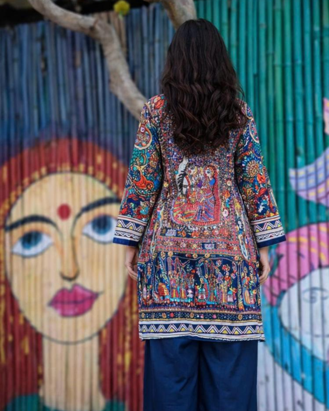 Banjara Trail - Madhubani-Farshi Set
