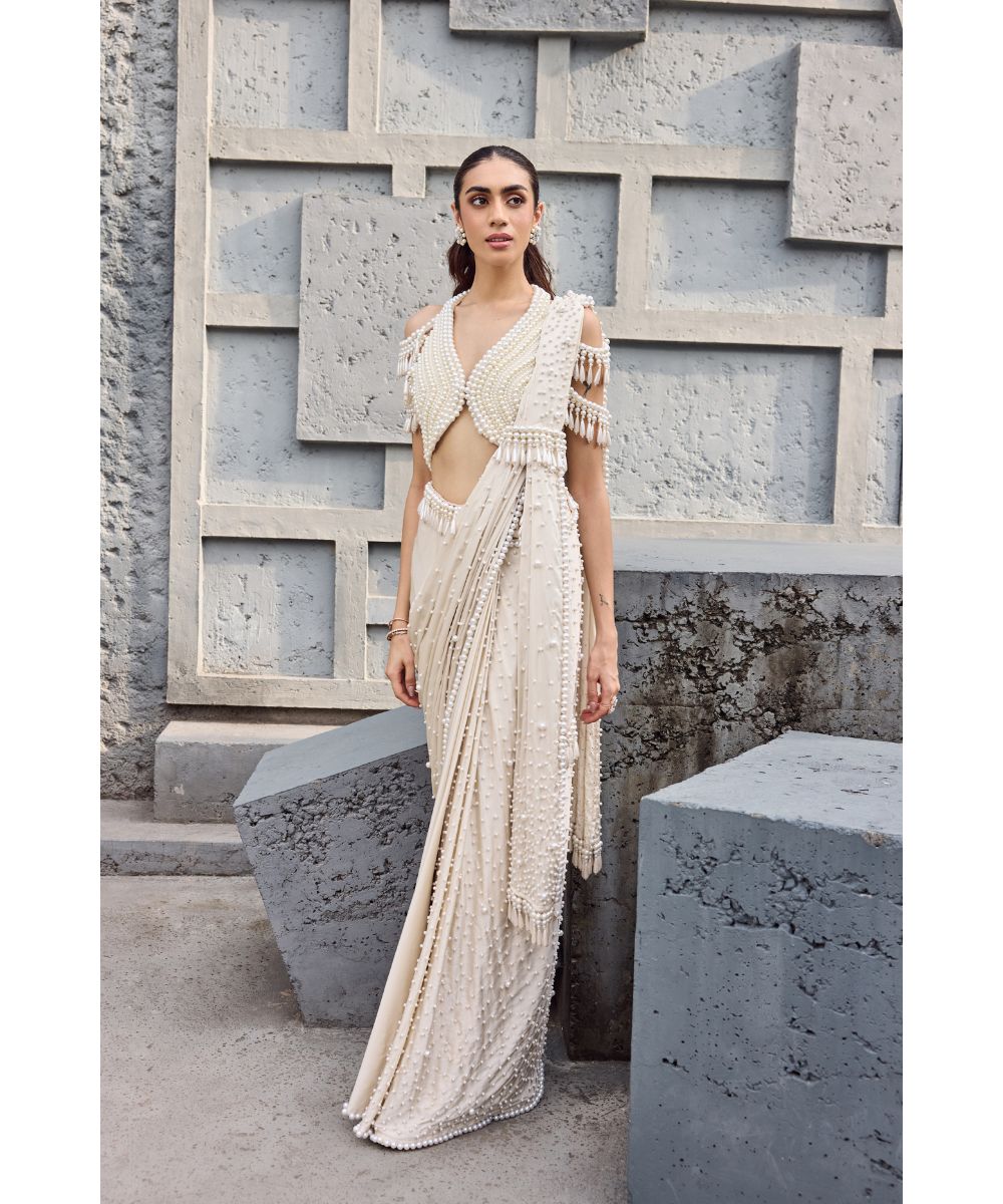 MEHUL GUPTA - Pre-stitched Fusion Saree