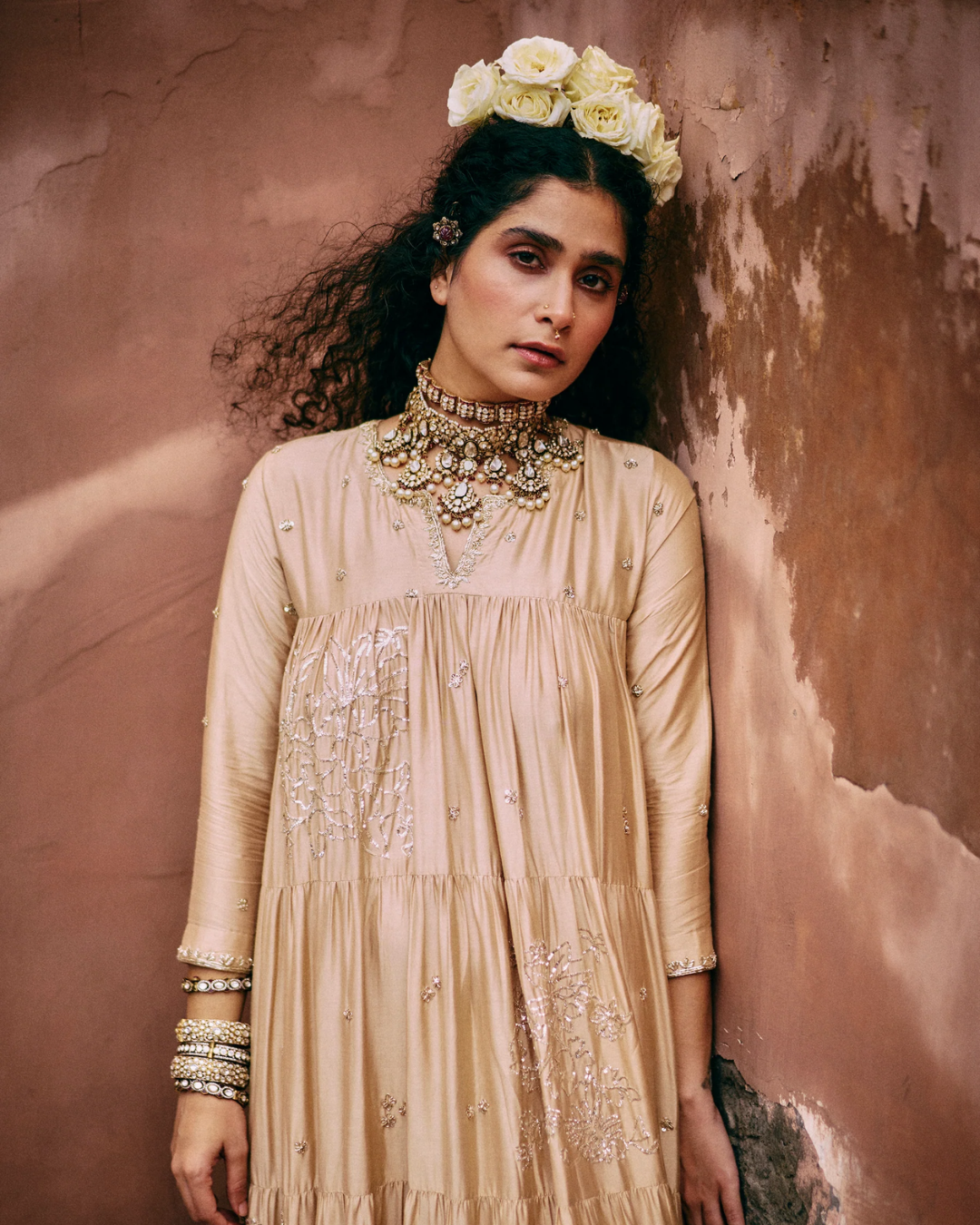Paulmi and Harsh - Eloise Anarkali from Roop