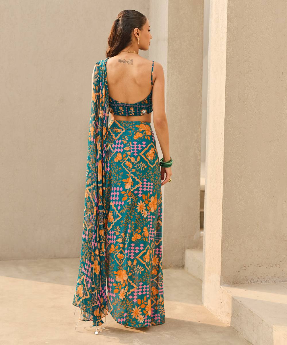DiyaRajvvir - Amelia collection - Crop top and skirt