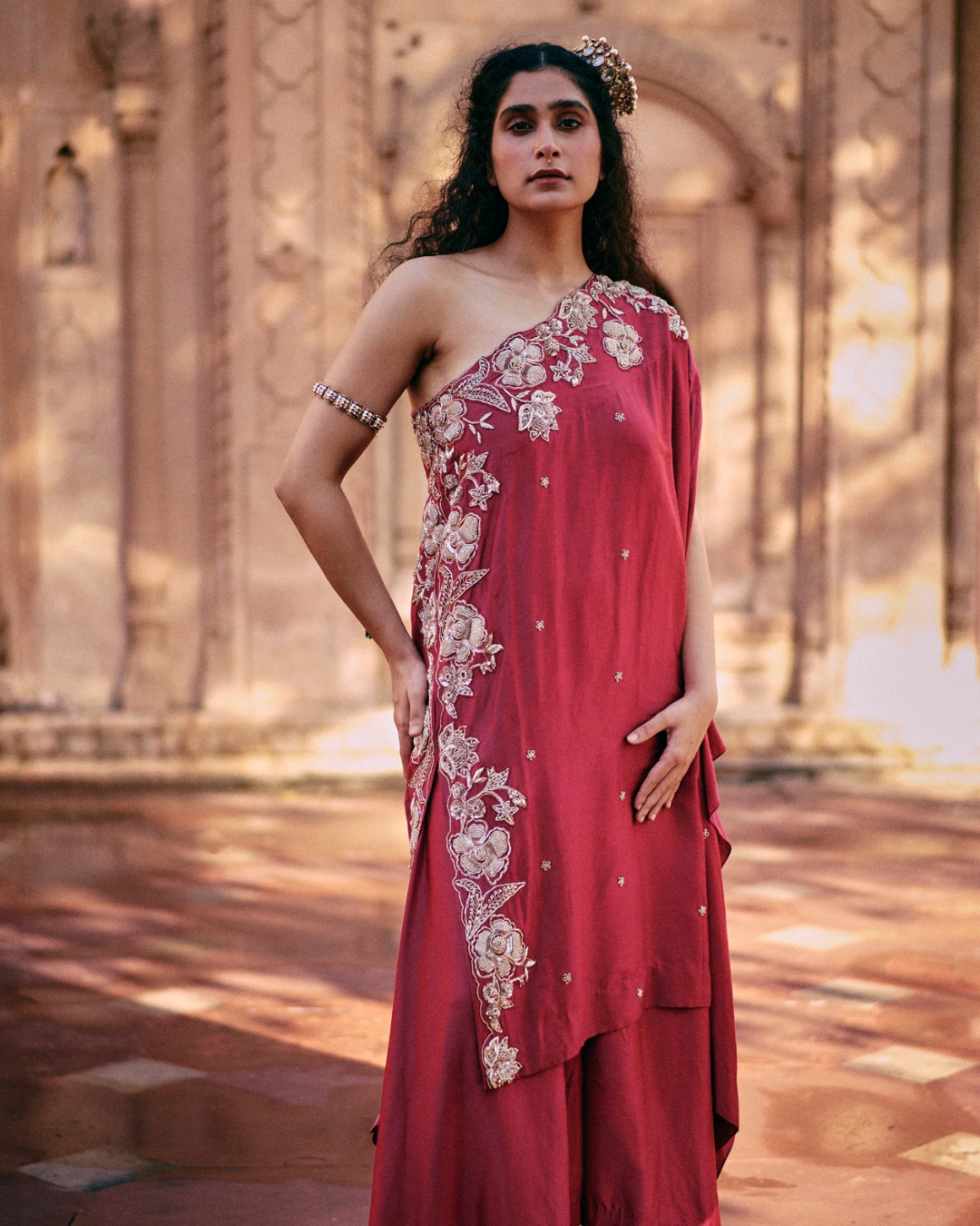 Paulmi and Harsh - Rae Kurti Set from Roop