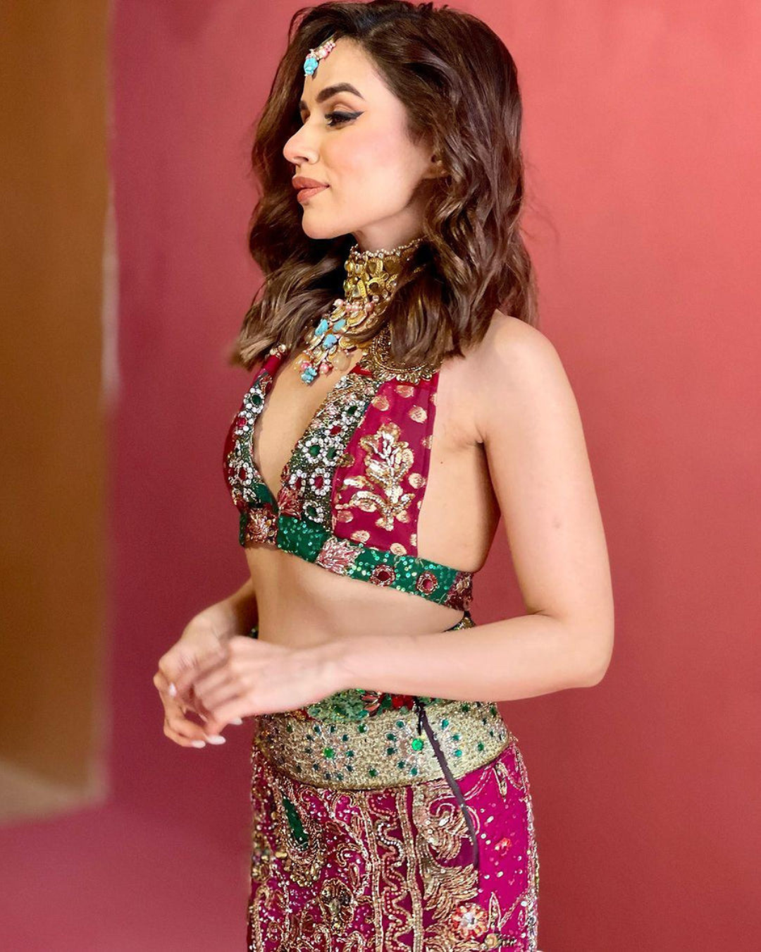 Banjara Trail - The Aurex Skirt Set - Purple
