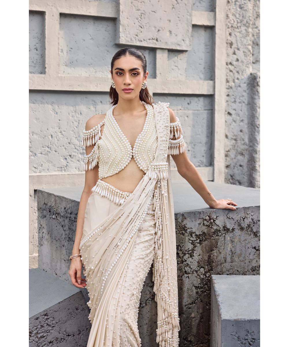 MEHUL GUPTA - Pre-stitched Fusion Saree