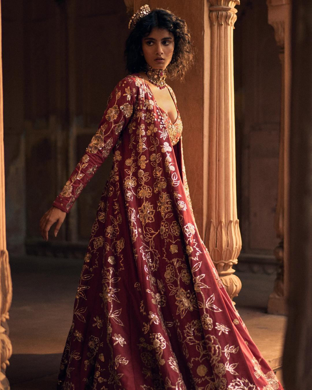 Paulmi and Harsh - Eleanor Lehenga Set from Roop