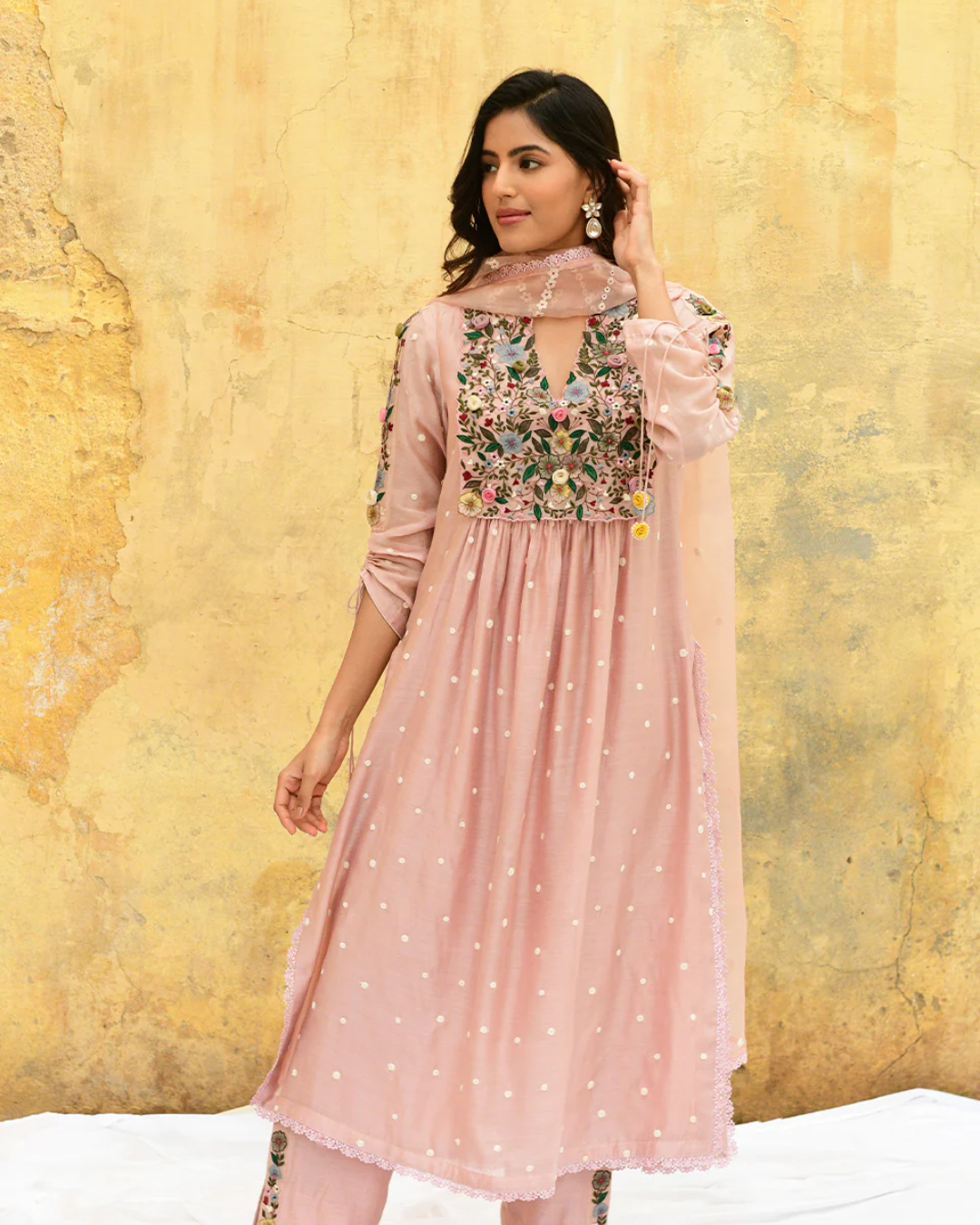 Niti Bothra - Pink Orchid Frockstyle (Sale Piece)
