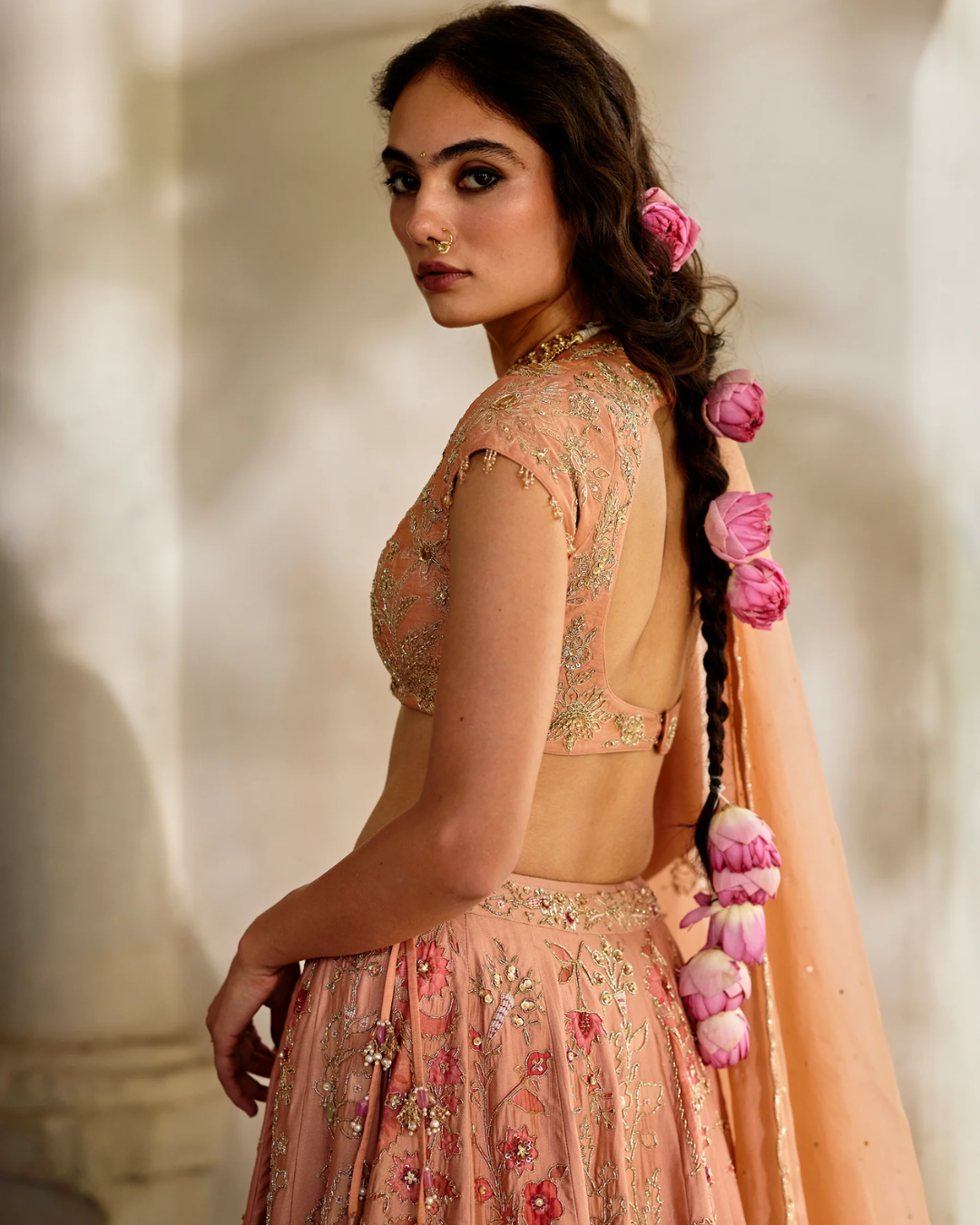Paulmi and Harsh - Orin Lehenga Set from Tara