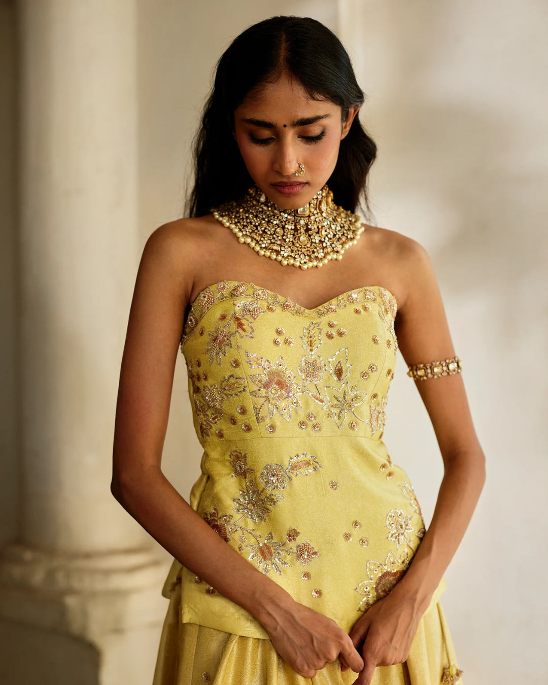Paulmi and Harsh - Anira Lehenga Set from Tara