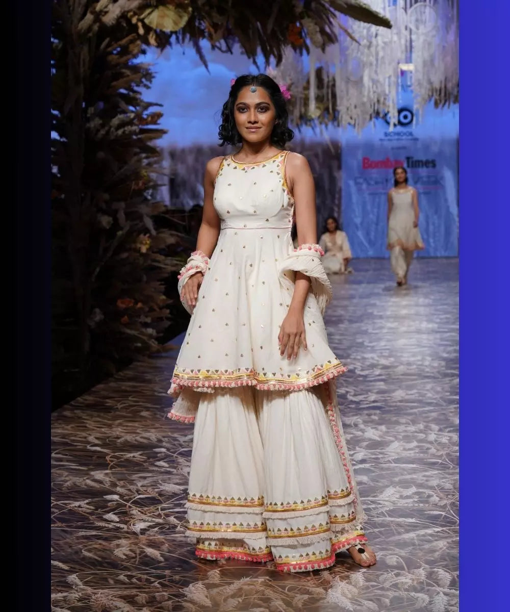 GOPI VAID - Ruhi Peplum Sharara Set