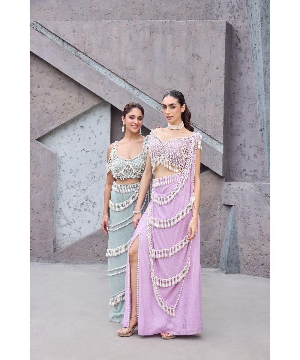 MEHUL GUPTA - Pre-stitched Fusion Saree
